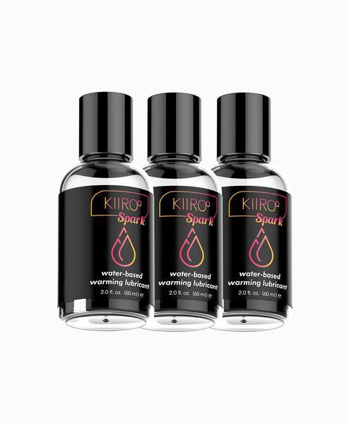 KIIROO® Spark™ Premium Warming Lubricant (3 Pack)