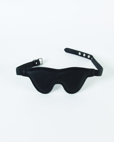 Faux Leather Mask
