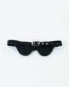 Faux Leather Mask