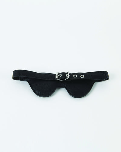 Faux Leather Mask